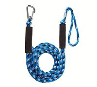 SEVEQIS Corda per Ancora, 1/2PCS Bungee Dock Lines Shock Docking Rope Estensibile Accessori for Barche Corda di ormeggio for Moto d'Acqua Jet Ski Canoa Power(1pcs Blue Black)