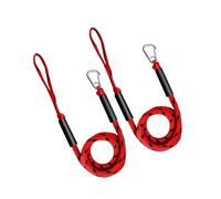 SEVEQIS Corda per Ancora, 2 Pezzi Bungee for Barche Dock Line con Anello Corde for for l'attracco Marine Loop Corda Elastica Cavo di Ancoraggio(Rot)