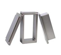 SEVEQIS Macchina della pressa di Calore, Stampo Pre-pressa for colofonia da 2x4 Pollici, anodizzato Rettangolare for pressa for