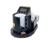SEVEQIS Pressa di Calore, Mini Intelligent Pneumatic Termal Transfer Coppa Tazza Che Cambia Colore Macchina da Stampa a Caldo