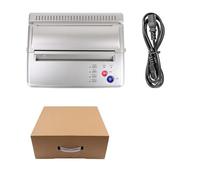 SEVEQIS Pressa di Calore, Tattoo Transfer Machine Copia A4 Drawing Stampante Disegno Termico Stencil Maker Copier Paper Pietra Forniture(Silver)