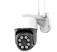 SEVEQIS Telecamera di sicurezza, 1080P 5X Zoom PTZ Telecamera Outdoor 5MP 3MP Audio bidirezionale IP 2MP 30M IR Visione notturna a colori Speed Dome CCTV ICSEE(5MP NO SD Card)