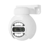 SEVEQIS Telecamera di sicurezza, Telecamera Speed Dome IP 8MP 4K PTZ Zoom 8X POE Audio bidirezionale Sicurezza esterna H.265 Slot for scheda SD Pan Tilt impermeabile(8MP NO SD Card)