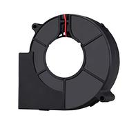 SEVEQIS Ventilatore centrifugo, Ventilatore d'aria commerciale centrifugo Turbo Aspiratore for polveri Adattatore for asciugabiancheria Radiatore radiale(12 Dual Ball DC,1Pcs fan)