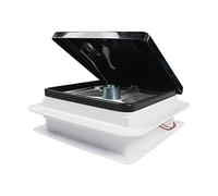 SEVEQIS Ventilatore di scarico, Ventilatore Di Scarico Solare For Tetto Apribile For Camper, For Ventilazione Esterna, For Domestica(RV fan 50W+24A battery)