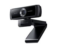SEVEQIS Webcam HDR 2K Webcam Computer aziendale Fotocamera con messa a fuoco automatica 1080P 60FPS con doppio microfono con cancellazione del rumore for videoconferenza