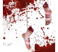 Severed Body Parts, Bloody Halloween Decorations, Prank Props for Holiday Patio, Haunted House Lawn Ornament, Spooky Carnival Garden Display, Front Yard Party Accents, Scary Seasonal Décor