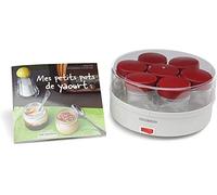 Severin 3519 760 Macchina per Yogurt 14 Vasetti + Libro Di Ricette, 13 W, Bianco/Rosso