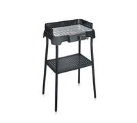 SEVERIN Barbecue da tavolo con piastra in alluminio e supporto PG 8596