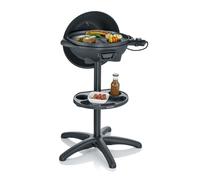 Griglia Barbecue Con Gambe E Coperchio Severin Pg 8541 Nero 2000 W