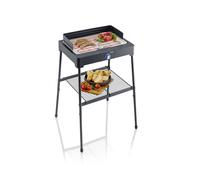 SEVERIN Barbecue Elettrico con Supporto e Griglia in Acciaio Inox, Funzione Quic