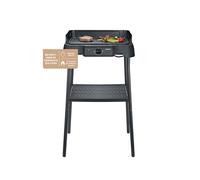 SEVERIN Barbecue da tavolo con piastra in alluminio e supporto PG 8596