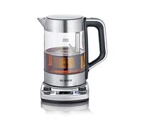 SEVERIN Bollitore e Tea Maker con funzione di sollevamento automatico, impostazione della temperatura e funzione di ebollizione rapida, capacità 1,7 litri di acqua o 1 litro di tè, WK 3422