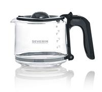 SEVERIN Caraffa in vetro, caraffa in vetro per gli articoli KA 4815, KA 4817, KA 4822, KA 4825, 1,4 L, nero, vetro/plastica, GK 5501, 1 pezzo