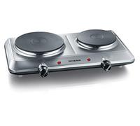 Severin DK 1014 Doppia Piastra Elettrica, 2500 W, Acciaio Satinato - NUOVO