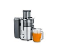 SEVERIN ES 3570 Centrifuga compatta 800W con tubo di riempimento XXL e 2 velocità, Centrifuga elettrica con capacità succo 1.1 L e 2.5 L di polpa, Centrifuga frutta e verdura, Nero