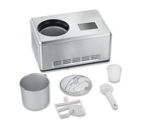 SEVERIN gelatiera 2 in 1 con funzione yogurtiera con 2 contenitori del gelato EZ 7406 argento