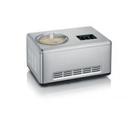 SEVERIN gelatiera 2 in 1 con funzione yogurtiera con 2 contenitori del gelato EZ 7406 argento