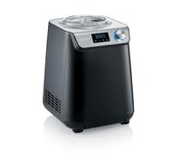 SEVERIN EZ 7407 Gelatiera con funzione yogurt compatta con capacità 1.2 L, Gelatiera autorefrigerante 2 in 1 con ricettario incluso per sorbetti, gelati e yogurt