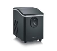 Severin Macchina per cubetti di ghiaccio, 8 cubetti di ghiaccio in soli 8 minuti, capacità 1,2 l, facile da usare e pulire, spegnimento automatico, design compatto, 120 W, nero, EZ 7415
