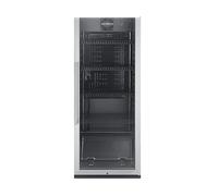 SEVERIN FKS 8841 CANTINETTA VINO, 100 bottiglie, 5 ripiani, dimensoni: L 54,5 cm, A 141,0 cm, P 54,0 cm, temperatura massima 10 °C, temperatura minima 0 °C, Nero, Acciaio inox