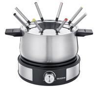 Severin FO 2471 2471 Fonduta 1500 W regolatore di temperatura acciaio inox, Ner