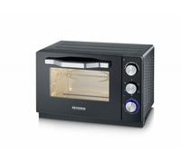 To 2071 Fornetto Con Tostapane 20 L 1380 W Nero, Acciaio Inossidabile Grill