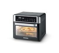 SEVERIN - Forno tostapane con funzione friggitrice ad aria Cuocere e friggere 2200 W 25 L Nero TO 2077