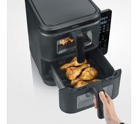 Severin FR2468 Friggitrice ad aria verticale, 2 cestelli 9 programmi