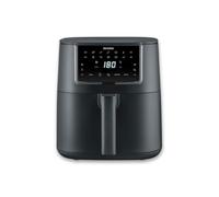 SEVERIN Friggitrice ad Aria Calda XXL, 1700W, 7 Litri, Display Touch, 12 Programmi, Mantenimento Caldo, Funzione Memoria, Rivestimento Ceramica, 29,0 x 38,7 x 31,0 cm, Nero - FR 2462