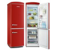 Severin Frigorifero Combinato 225 Litri Classe E Raffreddamento No Frost colore Rosso - RKG8997