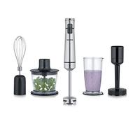 SEVERIN Frullatore a immersione alimentato a batteria con set premium SM 3775 argento