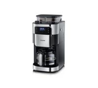 Severin KA 4813 - Macchina da caffè con filtro in acciaio INOX, macinazione fine e grado di macinazione selezionabile, 1000 W, fino a 10 tazze/ca. 1,25 l