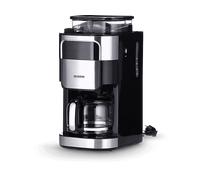 SEVERIN KA 4813 - Macchina da caffè con filtro in acciaio INOX, macinazione fine e grado di macinazione selezionabile, 1000 W, fino a 10 tazze/ca. 1,25 l