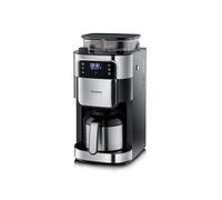SEVERIN Macchina per caffè americano con meccanismo di macinazione in acciaio inox e caraffa termica KA 4814 argento