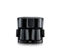 SEVERIN Caffettiera a filtro Duo con 2 caraffe thermos KA 9315 nero