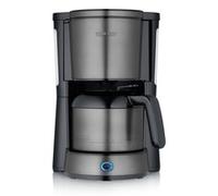 Severin KA 9343 Dark Inox con caraffa termica Macchina caffè filtro e tè KA9343