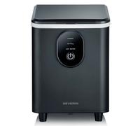 Severin Macchina per cubetti di ghiaccio, 8 cubetti di ghiaccio in soli 8 minuti, capacità 1,2 l, facile da usare e pulire, spegnimento automatico, design compatto, 120 W, nero, EZ 7415