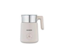 SEVERIN Montalatte Induzione Caldo e Freddo 400 ml - SM 3589 | Potenza 500W, Schiuma Per Latte Vegetale, con Funzione Cioccolata e Contenitore in Inox Lavabile In Lavastoviglie, Beige