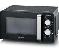 Severin mw7781 fornetto a microonde nero 17 litri con funzione grill 2 in 1 , 9 livelli di cottura