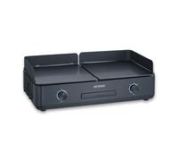 SEVERIN Piastra Griglia Plancha XXL, 2200W, 2 Zone Temperatura Indipendenti, Pia