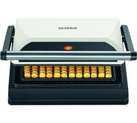SEVERIN Piastra per Waffle Pommes-Maker, Antiaderente, per 12 Cialde a Forma di Patatine, Compatta, design sottile, ca. 800 W, colore beige, WA 2114