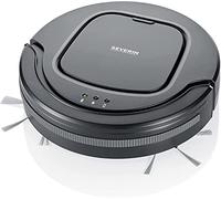 SEVERIN RB 7023 Robot Aspirapolvere "Chill®", Aspirapolvere robot per pavimenti e tappeti a pelo corto, Aspirapolvere potente sottile con riconoscimento dei gradini, grigio