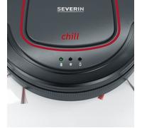 SEVERIN RB7025 Robot aspirapolvere, batteria al litio 12,8 V, 90 min. tempo di funzionamento, circa 100 m2, Silenzioso: 65 dB, Slim: 7 cm di altezza