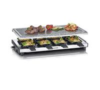 SEVERIN Grill raclette con pietra naturale RG 2374 argento