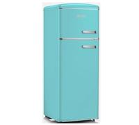 Severin RKG 8904 Retrò - Frigorifero Doppia Porta, 206 Litri, Statico, colore Turchese, Aperura Porta a Sinistra