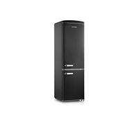 Severin RKG 8918 Frigorifero VINTAGE RETRÒ Combinato Nero Classe D 244 Litri