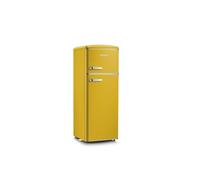 SEVERIN RKG 8936 FRIGORIFERO DOPPIA PORTA LINEA RETRO' 208 LT CLASSE E GIALLO [EEK: E (EX CLASSE A++)]