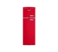 Severin RKG 8986 Frigorifero Doppia Porta Retrò 246Lt Cerniere a Sinistra Rosso