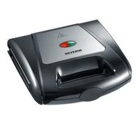 SEVERIN SA 2968 MULTI-SANDWICH-TOASTER WITH GRILL PLATES 1000 W black-chrome